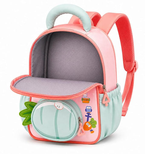 Bunny in Hot Air Balloon School Bag Backpack for Girls