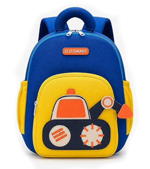 Kids Excavator Preschool School Bag | Construction JCB Backpack