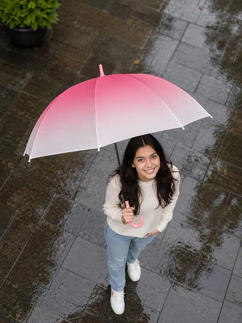 Bloomy Rain Umbrella | Lightweight Waterproof J Handle