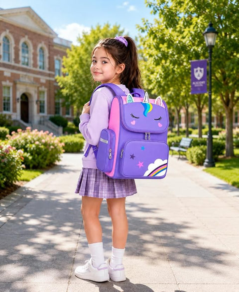 Girls Unicorn Backpack School Bag