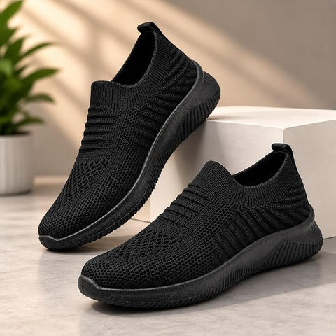 Kids No Lace Slip-On Casual Sneakers School Shoes