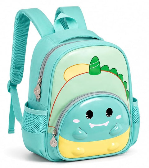 Kids Green Dino School Backpack