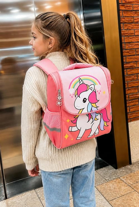 Kids Cartoon Flap School Backpack for Boys & Girls
