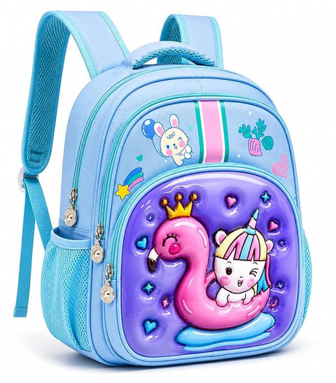 Kids Backpack with 3D Cartoon Design