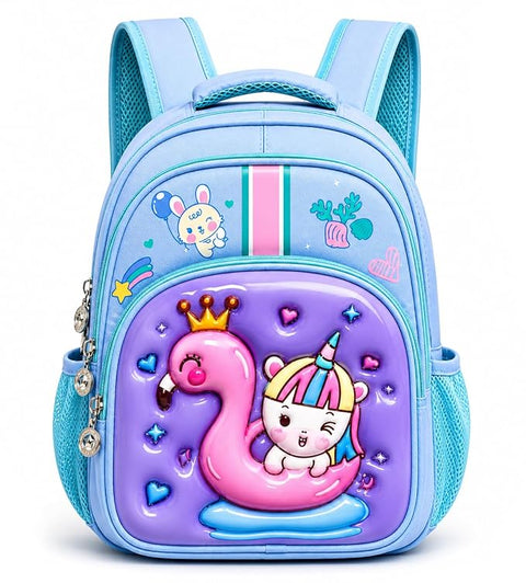 Kids Backpack with 3D Cartoon Design