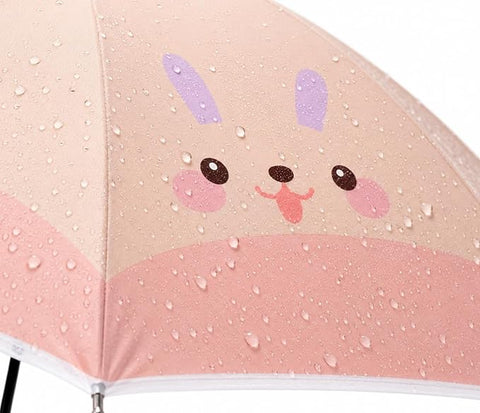 Cute Pastel Bunny Umbrella for Monsoon