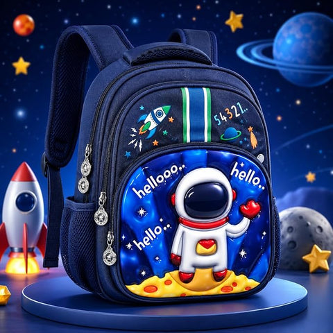 Kids Backpack with 3D Cartoon Design