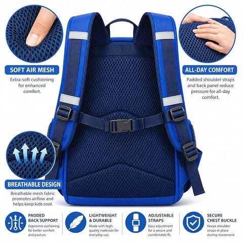 Boys Batman Backpack School Bag