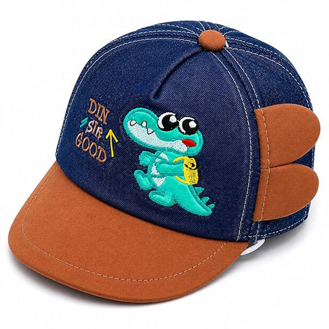Cartoon Denim Cap for 1-12 Months Infant Baby Boy Girl