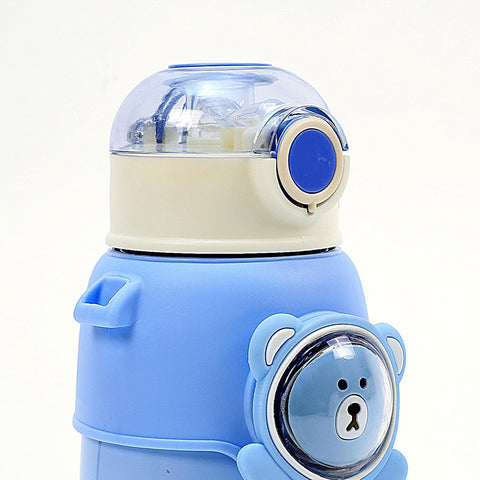 Kids Vacuum Insulated Stainless Steel Thermos Flask Water Bottle-550Ml