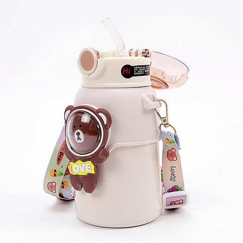 Kids Vacuum Insulated Stainless Steel Thermos Flask Water Bottle-550Ml