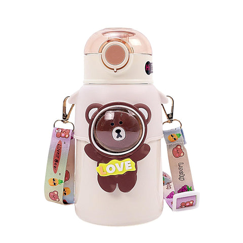 Kids Vacuum Insulated Stainless Steel Thermos Flask Water Bottle-550Ml