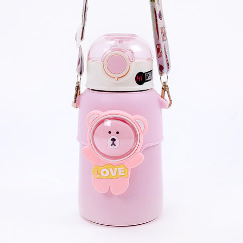 Kids Vacuum Insulated Stainless Steel Thermos Flask Water Bottle-550Ml
