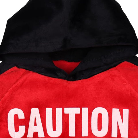 Kids Winter Warm Pull-over Sweatshirt Hoodie & Pajama Set