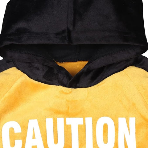 Kids Winter Warm Pull-over Sweatshirt Hoodie & Pajama Set