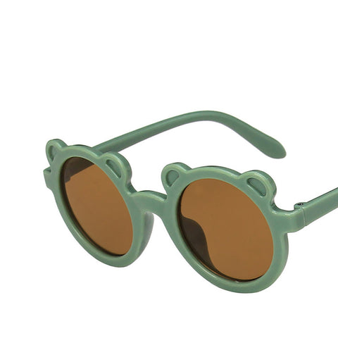 Playful Bear🐻 Charm: Kids' Cartoon Sunglasses 👓 for Sun-Kissed Adventures