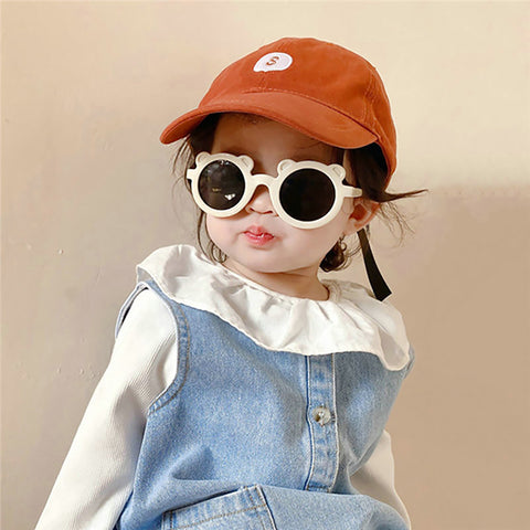 Playful Bear🐻 Charm: Kids' Cartoon Sunglasses 👓 for Sun-Kissed Adventures