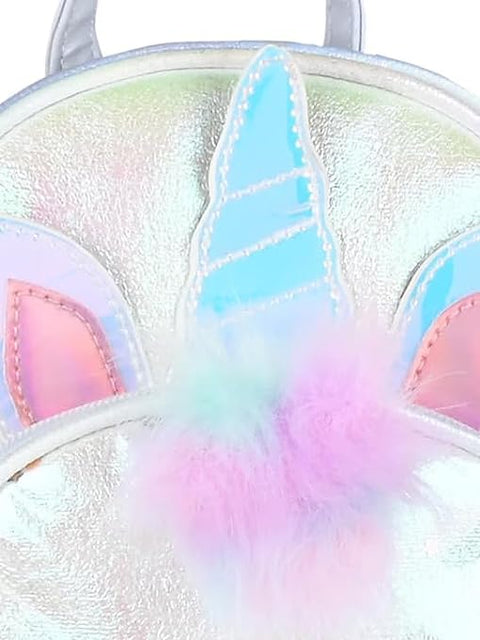 Girl’s Luxurious Shiny Shimmer Glitter White 🦄✨ Unicorn Mini Bag Backpack Party Picnic Fancy Fashion School Bag Backpack for Girls