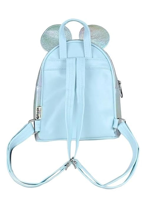 Girl’s Luxurious Shiny Sparkle Blue Glitter Sequins Cartoon Mini Bag Backpack Party Picnic Fancy Fashion School Bag Backpack for Girls