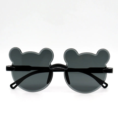 Trendy Rimless Cartoon Bear Sunglasses 🕶️ for Kids (Age 2-10) - Adorable Eye Protection! 🌞