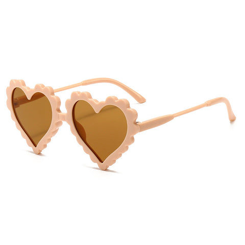 🌈 Love Heart Sunglasses for Kids (Ages 2-10) - Spread Love and Style Under the Sun! 💖