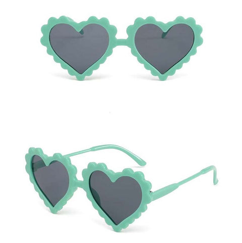 🌈 Love Heart Sunglasses for Kids (Ages 2-10) - Spread Love and Style Under the Sun! 💖