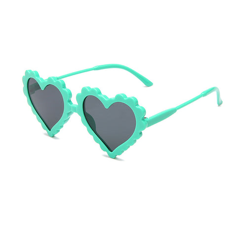 🌈 Love Heart Sunglasses for Kids (Ages 2-10) - Spread Love and Style Under the Sun! 💖