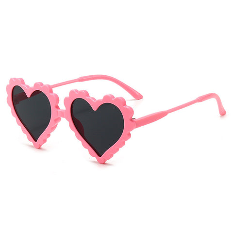 🌈 Love Heart Sunglasses for Kids (Ages 2-10) - Spread Love and Style Under the Sun! 💖