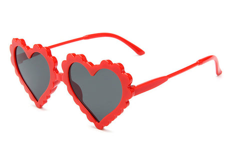 🌈 Love Heart Sunglasses for Kids (Ages 2-10) - Spread Love and Style Under the Sun! 💖