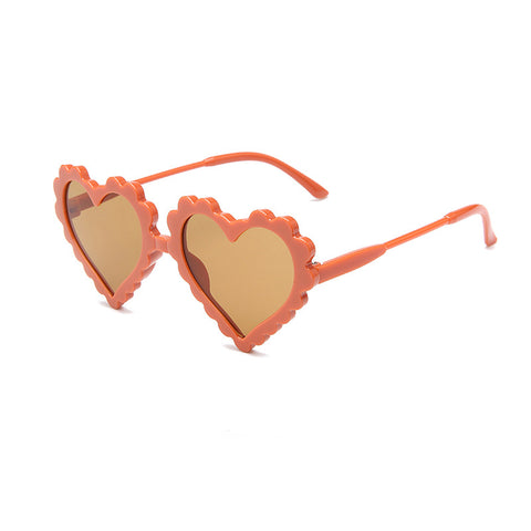 🌈 Love Heart Sunglasses for Kids (Ages 2-10) - Spread Love and Style Under the Sun! 💖