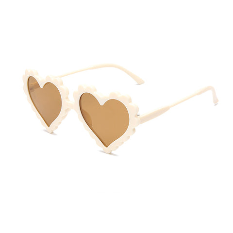 🌈 Love Heart Sunglasses for Kids (Ages 2-10) - Spread Love and Style Under the Sun! 💖