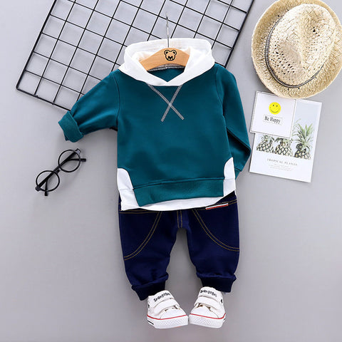 Kid's Full Sleeve Sweatshirt Hoodie and Jogger Pant Clothing Set