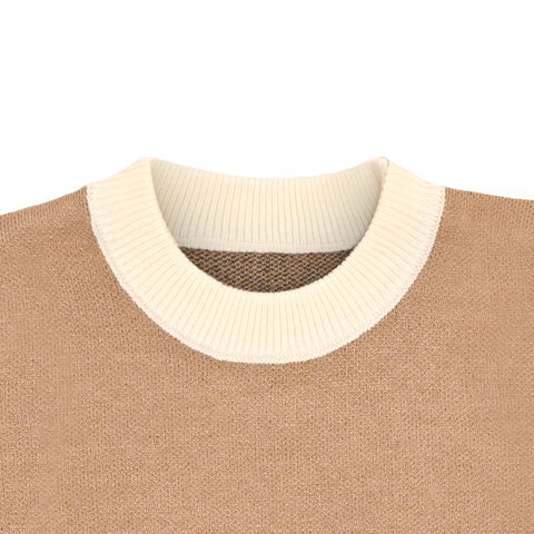Kids' Cartoon Tiger Print Winter Sweater