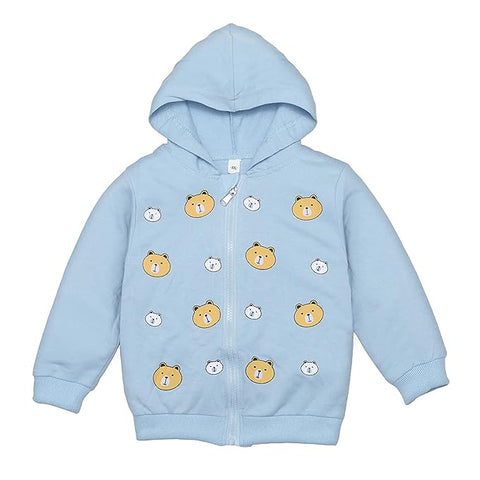 Kids Teddy Bear Pre-Winter Cotton Hoodie Sweatshirt