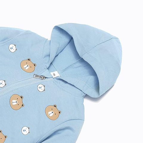 Kids Teddy Bear Pre-Winter Cotton Hoodie Sweatshirt