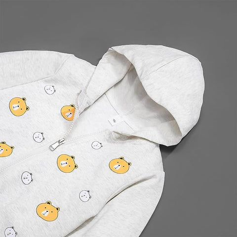 Kids Teddy Bear Pre-Winter Cotton Hoodie Sweatshirt
