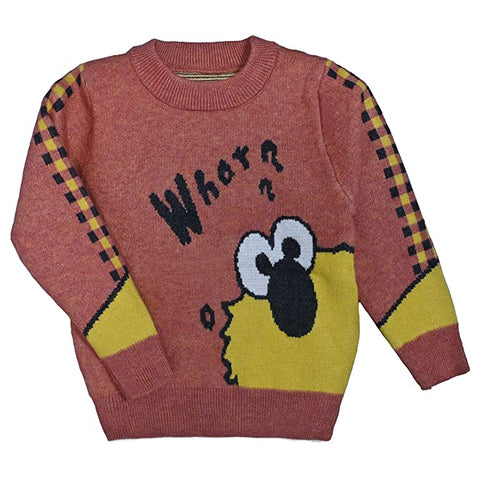 Cartoon Kids Knitted Warm Wool Winter Pullover Sweater