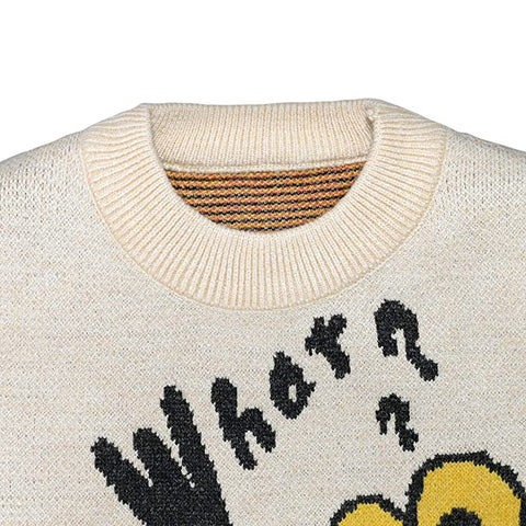 Cartoon Kids Knitted Warm Wool Winter Pullover Sweater