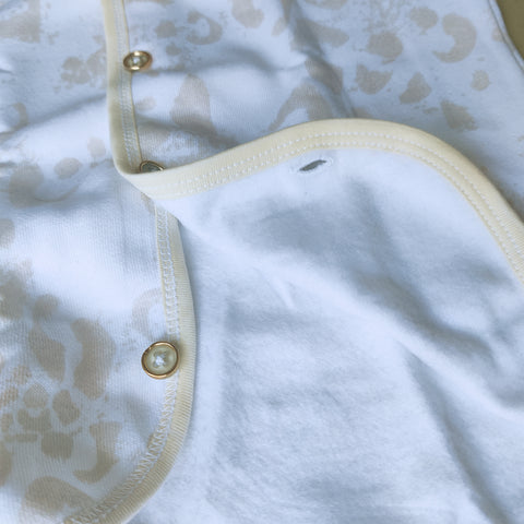 Newborn Baby Pure Cotton Warm Fleecy Full Sleeve Front Open Shirt Pajama Baba Suit