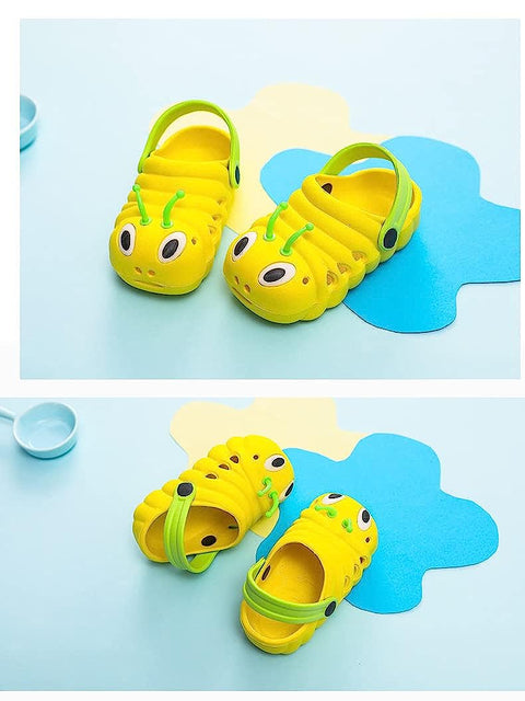 Caterpillar Frogy Cartoon Slip on Clogs Sandal Slipper Shoes for Toddler Boy & Girl