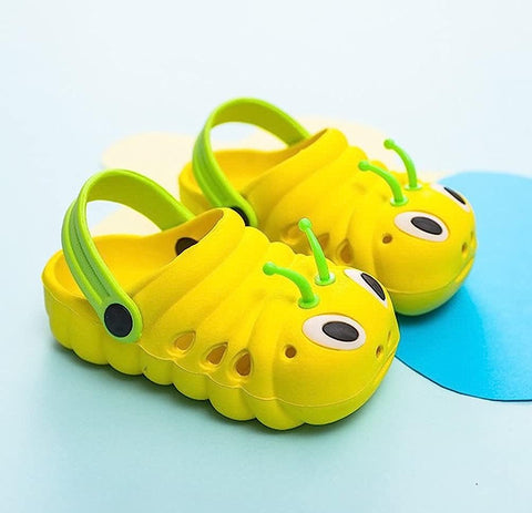 Caterpillar Frogy Cartoon Slip on Clogs Sandal Slipper Shoes for Toddler Boy & Girl