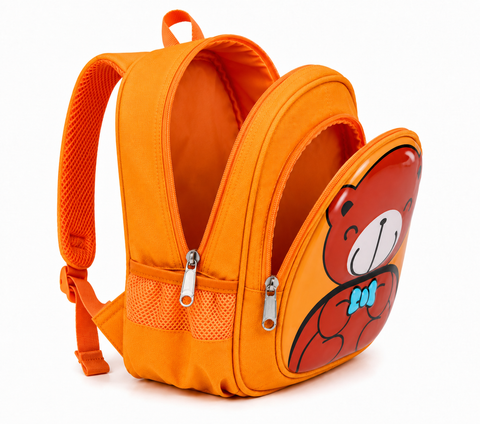 Cute 3D Bear Kids Backpack School Bag for Boys n Girls
