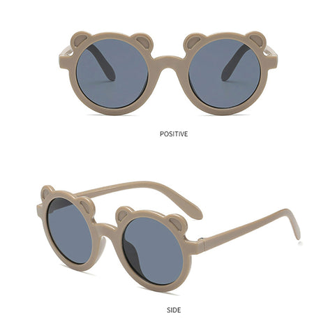 Playful Bear🐻 Charm: Kids' Cartoon Sunglasses 👓 for Sun-Kissed Adventures