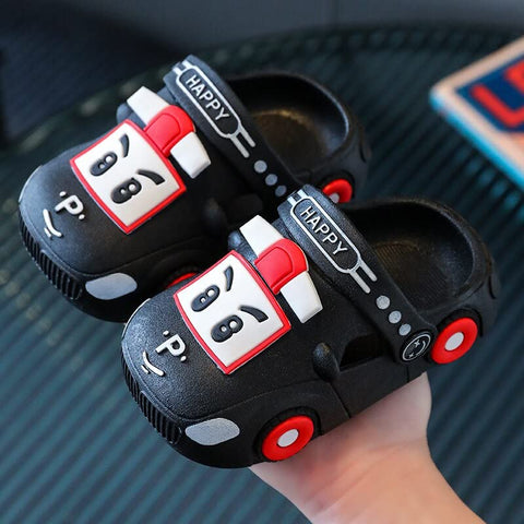 Kids Car Trendy Cartoon Slip-on Clogs Sandals