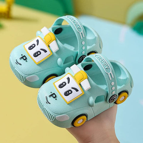 Kids Car Trendy Cartoon Slip-on Clogs Sandals