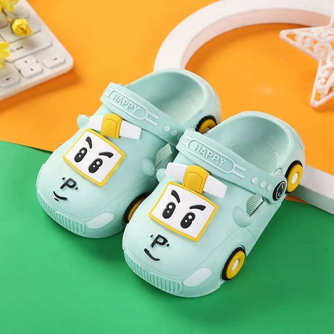Kids Car Trendy Cartoon Slip-on Clogs Sandals