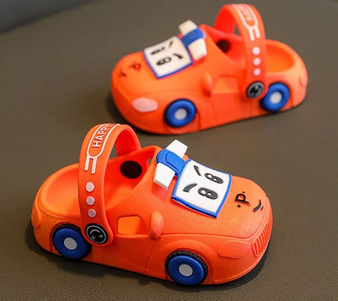 Kids Car Trendy Cartoon Slip-on Clogs Sandals