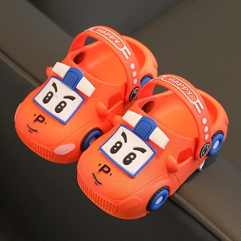 Kids Car Trendy Cartoon Slip-on Clogs Sandals