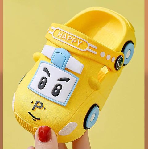 Kids Car Trendy Cartoon Slip-on Clogs Sandals