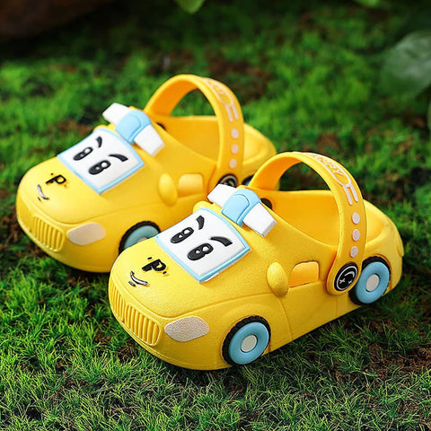Kids Car Trendy Cartoon Slip-on Clogs Sandals